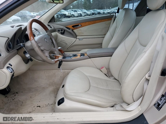 2003 Mercedes-Benz SL-Class with VIN WDBSK75F93F052865, listed as a Copart auction lot 47447865 with 105,166 mi miles and Clean Title. Bid and sale history available at carsss.com. Image 7.