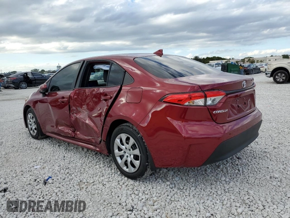 2024 Toyota Corolla LE with VIN 5YFB4MDE6RP221132, listed as a Copart auction lot 42745195 with 10,613 mi miles and Salvage Title. Bid and sale history available at carsss.com. Image 2.