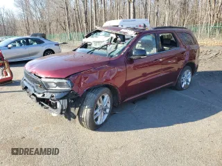 2023 Dodge Durango GT Premium with VIN 1C4RDHDG9PC596381, listed as a Copart auction lot 44369684 with 22,669 mi miles and Salvage Title. Bid and sale history available at carsss.com. Image 1.