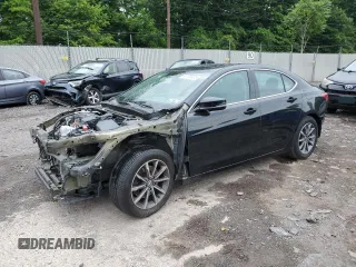 2020 Acura TLX with VIN 19UUB1F39LA003725, listed as a Copart auction lot 62108405 with Not provided miles and Salvage title. Bid and sale history available at DreamBid. Image 1.