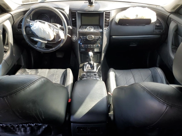 2010 Infiniti FX35 with VIN JN8AS1MW1AM851242, listed as a Copart auction lot 74244064 with 0 mi miles and Salvage Title. Bid and sale history available at carsss.com. Image 8.