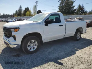 2023 Chevrolet Silverado 1500 Work Truck with VIN 3GCNAAED8PG306955, listed as a Copart auction lot 53402585 with 837 mi miles and Clean Title. Bid and sale history available at carsss.com. Image 1.