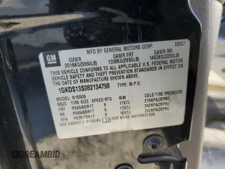 2008 GMC Envoy SLE2 with VIN 1GKDS13S082134798, listed as a Copart auction lot 47585755 with 219,179 mi miles and Salvage Title. Bid and sale history available at carsss.com. Image 13.