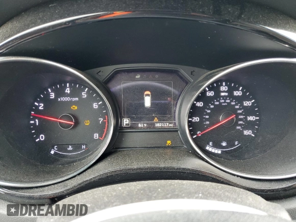 2016 Kia Sedona SX with VIN KNDMC5C15G6181498, listed as a Copart auction lot 51753695 with 182,117 mi miles and Salvage Title. Bid and sale history available at carsss.com. Image 9.