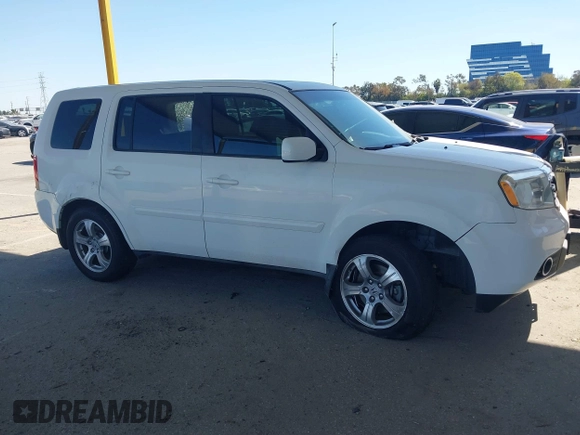 2013 Honda Pilot EX-L with VIN 5FNYF3H51DB013964, listed as a IAAI auction lot 41831598 with 155,959 mi miles and . Bid and sale history available at DreamBid. Image 13.