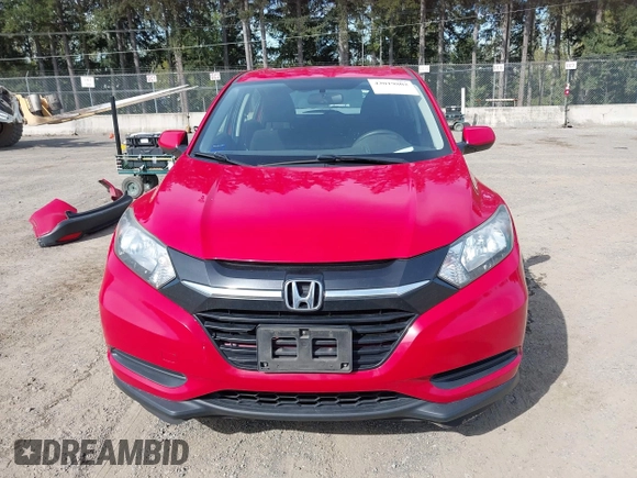 2017 Honda HR-V LX with VIN 3CZRU6H34HG700604, listed as a IAAI auction lot 42019802 with 95,530 mi miles. Bid and sale history available at carsss.com. Image 13.