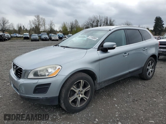 2011 Volvo XC60 3.0T with VIN YV4902DZ5B2188563, listed as a Copart auction lot 51183895 with 160,286 mi miles and Salvage title. Bid and sale history available at DreamBid. Image 1.
