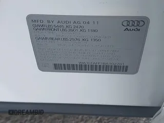 2011 Audi Q5 Premium Plus with VIN WA1LFAFP1BA102761, listed as a IAAI auction lot 42138308 with 134,538 mi miles and . Bid and sale history available at DreamBid. Image 9.
