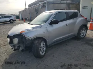 2012 Nissan Juke SV with VIN JN8AF5MV5CT114377, listed as a Copart auction lot 48019965 with 206,389 mi miles and Salvage Title. Bid and sale history available at carsss.com. Image 1.