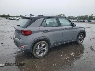 2022 Hyundai Venue SEL with VIN KMHRC8A31NU176041, listed as a Copart auction lot 58560355 with 59,621 mi miles and Salvage title. Bid and sale history available at DreamBid. Image 3.