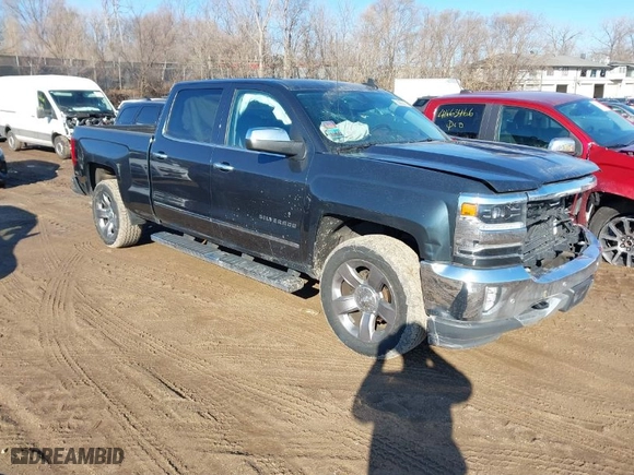 2017 Chevrolet Silverado 1500 LTZ with VIN 3GCUKSECXHG171341, listed as a IAAI auction lot 41630844 with 123,459 mi miles. Bid and sale history available at carsss.com. Image 1.