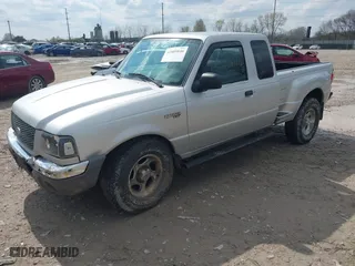 2003 Ford Ranger XL Fleet with VIN 1FTZR45E33PA54963, listed as a IAAI auction lot 42009846 with 202,702 mi miles. Bid and sale history available at carsss.com. Image 2.