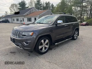 2014 Jeep Grand Cherokee Overland with VIN 1C4RJFCM8EC388963, listed as a Copart auction lot 56423685 with 190,146 mi miles and Clean Title. Bid and sale history available at DreamBid. Image 2.
