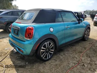 2021 MINI Convertible Cooper S with VIN WMWWJ5C09M3N24913, listed as a Copart auction lot 76499074 with 53,119 mi miles and Non Repairable. Bid and sale history available at carsss.com. Image 3.