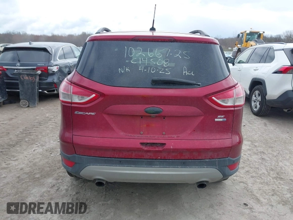 2015 Ford Escape SE with VIN 1FMCU9G99FUC14508, listed as a IAAI auction lot 42037105 with 126,322 mi miles and . Bid and sale history available at DreamBid. Image 17.