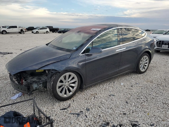 2016 Tesla Model X 70D with VIN 5YJXCAE22GF002253, listed as a Copart auction lot 50700425 with 153,258 mi miles and Salvage Title. Bid and sale history available at carsss.com. Image 1.