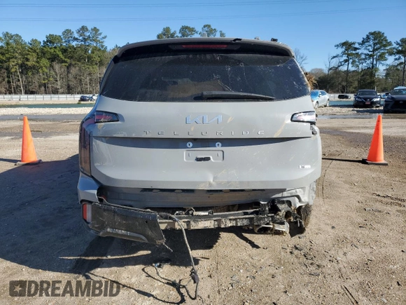 2024 Kia Telluride SX Prestige X-Line with VIN 5XYP5DGC9RG455959, listed as a Copart auction lot 48055685 with 20,199 mi miles and Salvage Title. Bid and sale history available at DreamBid. Image 6.