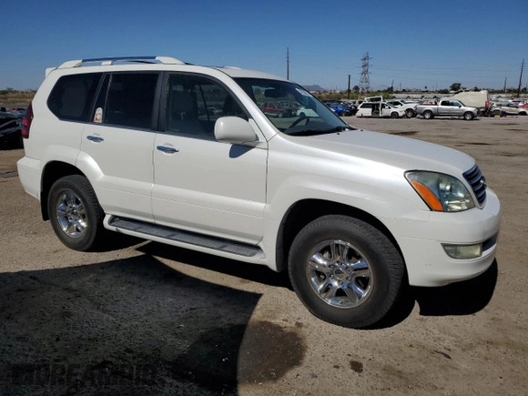 2008 Lexus GX 470 z VIN JTJBT20X480158763, wystawiony jako Copart lot #57632255 z przebiegiem 138 303 mil mil oraz Szkoda całkowita • Salvage title. Historia ofert i sprzedaży dostępna na DreamBid. Obrazek 4.