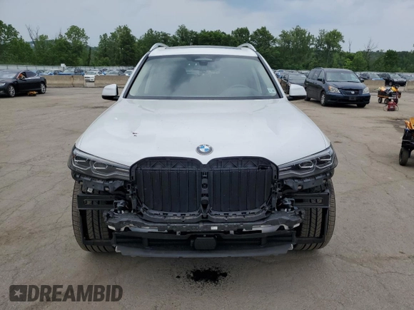 2022 BMW X7 xDrive40i z VIN 5UXCW2C00N9K29220, wystawiony jako Copart lot #59140955 z przebiegiem 56 877 mil mil oraz Szkoda całkowita • Salvage title. Historia ofert i sprzedaży dostępna na DreamBid. Obrazek 5.