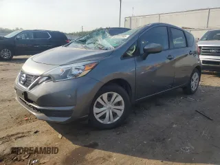 2017 Nissan Note S Plus with VIN 3N1CE2CP6HL372057, listed as a Copart auction lot 62222265 with 65,303 mi miles and Salvage title. Bid and sale history available at DreamBid. Image 1.
