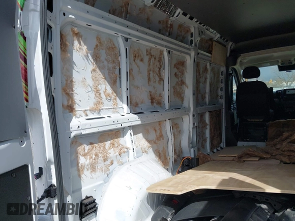 2023 Ram ProMaster Cargo with VIN 3C6LRVDG9PE603061, listed as a IAAI auction lot 41978109 with 12,921 mi miles. Bid and sale history available at carsss.com. Image 8.