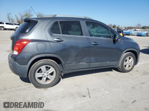 2016 Chevrolet Trax LT with VIN 3GNCJLSB1GL169829, listed as a Copart auction lot 43512655 with 122,188 mi miles and Salvage Title. Bid and sale history available at carsss.com. Image 3.