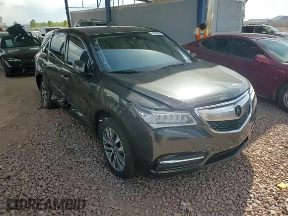 2016 Acura MDX w/Tech with VIN 5FRYD4H44GB012460, listed as a Copart auction lot 51303435 with 91,794 mi miles and Salvage Title. Bid and sale history available at carsss.com. Image 11.