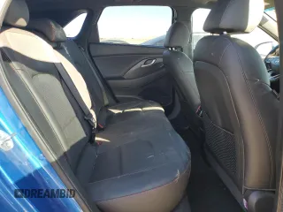 2018 Hyundai Elantra GT Sport with VIN KMHH55LC1JU032985, listed as a Copart auction lot 77598934 with 43,221 mi miles and Salvage Title. Bid and sale history available at carsss.com. Image 10.