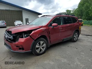 2019 Subaru Ascent Premium with VIN 4S4WMAFD4K3410344, listed as a Copart auction lot 63387545 with 127,284 mi miles and Salvage title. Bid and sale history available at DreamBid. Image 1.