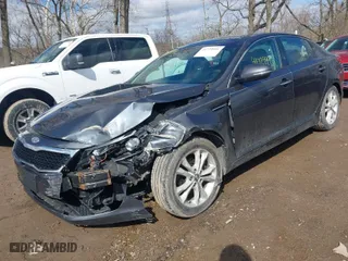 2011 Kia Optima EX with VIN KNAGN4A75B5156895, listed as a IAAI auction lot 41729991 with 151,348 mi miles. Bid and sale history available at carsss.com. Image 6.