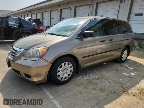 2008 Honda Odyssey LX z VIN 5FNRL38218B052952, wystawiony jako Copart lot #60907585 z przebiegiem 82 876 mil mil oraz Szkoda całkowita • Salvage title. Historia ofert i sprzedaży dostępna na DreamBid. Obrazek 1.