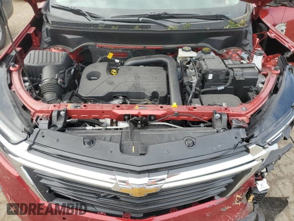 2024 Chevrolet Equinox LT with VIN 3GNAXKEG8RL309787, listed as a Copart auction lot 53551435 with 2,125 mi miles and Salvage title. Bid and sale history available at DreamBid. Image 12.