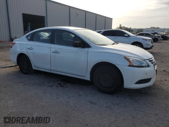 2014 Nissan Sentra SV with VIN 3N1AB7AP9EY334854, listed as a Copart auction lot 63111585 with 89,328 mi miles and Salvage title. Bid and sale history available at DreamBid. Image 4.