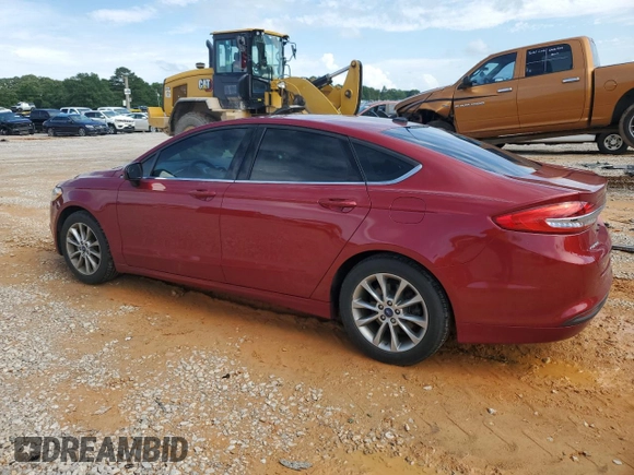 2017 Ford Fusion SE with VIN 3FA6P0HD0HR332955, listed as a Copart auction lot 58536145 with 43,064 mi miles and Salvage title. Bid and sale history available at DreamBid. Image 2.