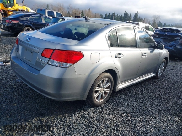 2011 Subaru Legacy Premium with VIN 4S3BMBF62B3252063, listed as a IAAI auction lot 41278291 with 120,669 mi miles and . Bid and sale history available at DreamBid. Image 4.