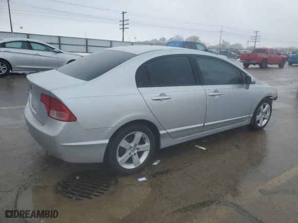 2007 Honda Civic Sdn EX with VIN 1HGFA16807L082882, listed as a Copart auction lot 43830545 with 175,148 mi miles and Salvage Title. Bid and sale history available at carsss.com. Image 3.