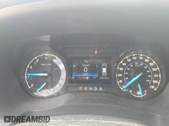 2020 Ford Ranger XL with VIN 1FTER4FH7LLA76074, listed as a Copart auction lot 59269115 with 43,979 mi miles and Salvage title. Bid and sale history available at DreamBid. Image 9.