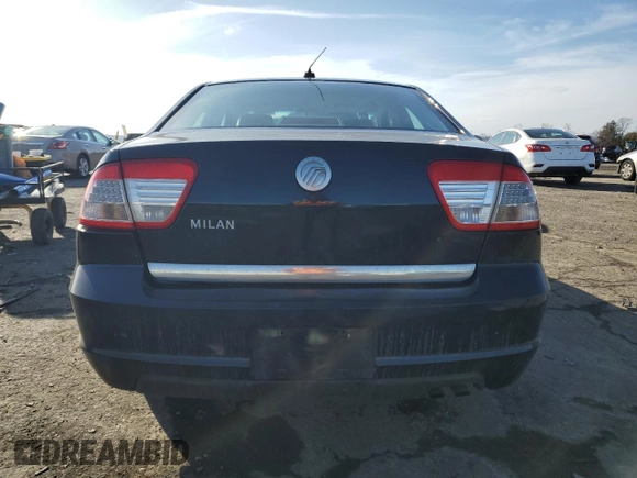 2008 Mercury Milan with VIN 3MEHM07Z18R651689, listed as a Copart auction lot 44490245 with 162,311 mi miles and Salvage Title. Bid and sale history available at carsss.com. Image 6.