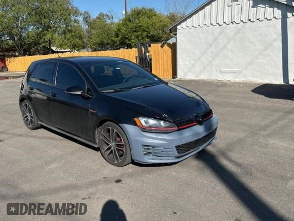 2017 Volkswagen Golf GTI Autobahn with VIN 3VW547AUXHM070339, listed as a Copart auction lot 79926274 with 95,942 mi miles and Clean Title. Bid and sale history available at carsss.com. Image 1.