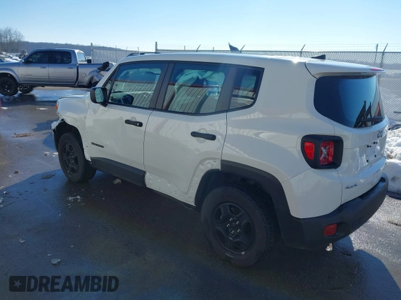 2021 Jeep Renegade Jeepster with VIN ZACNJDAB0MPN28743, listed as a IAAI auction lot 41354556 with 35,738 mi miles and . Bid and sale history available at DreamBid. Image 3.