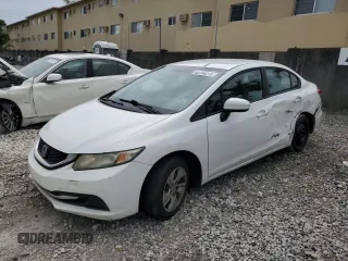 2014 Honda Civic Sedan LX with VIN 19XFB2F57EE026368, listed as a Copart auction lot 52794215 with 146,377 mi miles and Salvage Title. Bid and sale history available at carsss.com. Image 1.