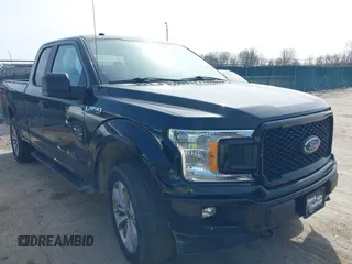 2018 Ford F-150 XL with VIN 1FTEX1EP8JFE62690, listed as a IAAI auction lot 41936883 with 162,174 mi miles. Bid and sale history available at carsss.com. Image 1.