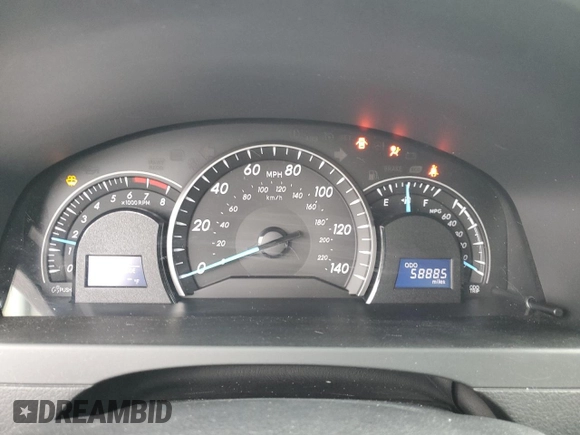 2014 Toyota Camry L with VIN 4T4BF1FK2ER342332, listed as a Copart auction lot 51283245 with 58,885 mi miles and Salvage Title. Bid and sale history available at carsss.com. Image 9.