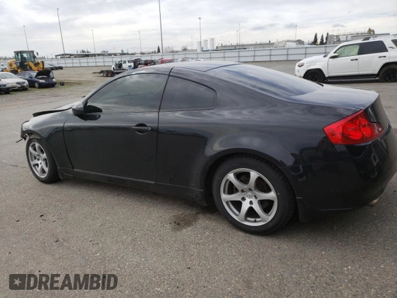 2006 Infiniti G35 with VIN JNKCV54E36M710821, listed as a Copart auction lot 46553605 with 146,163 mi miles and Salvage Title. Bid and sale history available at carsss.com. Image 2.