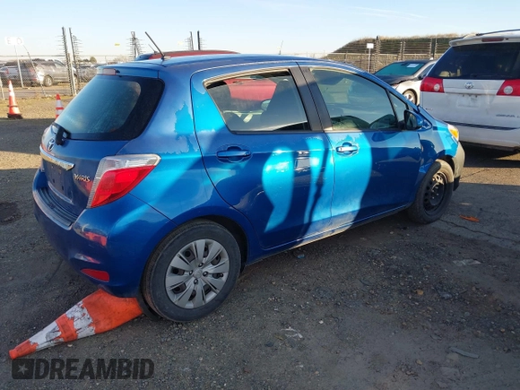 2012 Toyota Yaris L with VIN JTDKTUD38CD541628, listed as a IAAI auction lot 41335728 with 146,132 mi miles. Bid and sale history available at carsss.com. Image 4.