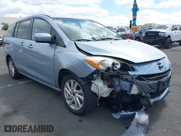 2012 Mazda 5 Sport with VIN JM1CW2BL1C0127326, listed as a IAAI auction lot 41905401 with 236,475 mi miles. Bid and sale history available at carsss.com. Image 1.