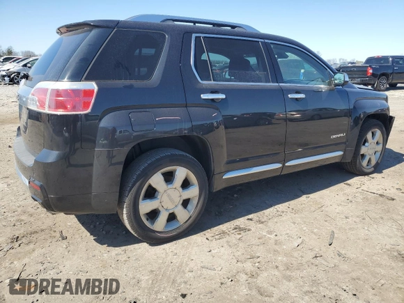2013 GMC Terrain Denali with VIN 2GKFLYE32D6419374, listed as a Copart auction lot 47652795 with 189,750 mi miles and Clean Title. Bid and sale history available at DreamBid. Image 3.
