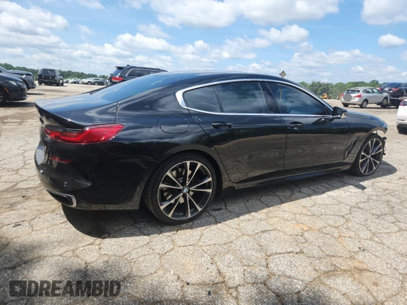 2020 BMW 8 Series 840i with VIN WBAGV2C02LCE04556, listed as a Copart auction lot 61073745 with 60,651 mi miles and Salvage title. Bid and sale history available at DreamBid. Image 3.