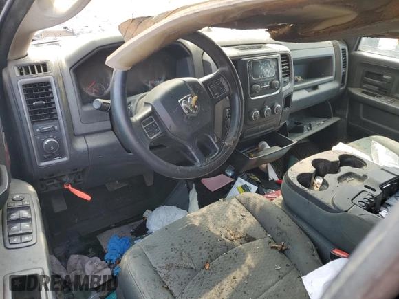 2016 Ram 1500 Express with VIN 1C6RR6FT3GS319786, listed as a Copart auction lot 58827545 with Not provided miles and Salvage title. Bid and sale history available at DreamBid. Image 8.