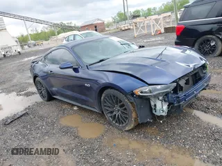 2020 Ford Mustang GT with VIN 1FA6P8CFXL5169105, listed as a IAAI auction lot 42118638 with 76,552 mi miles and . Bid and sale history available at DreamBid. Image 1.
